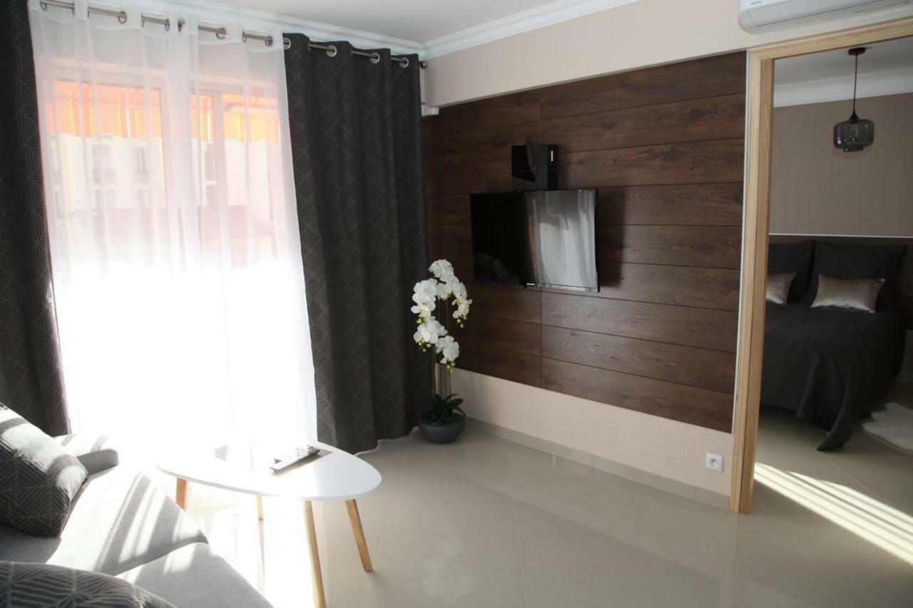 Stylish 2 Room Flat 60 Meters To The Beach Nizza Exterior foto
